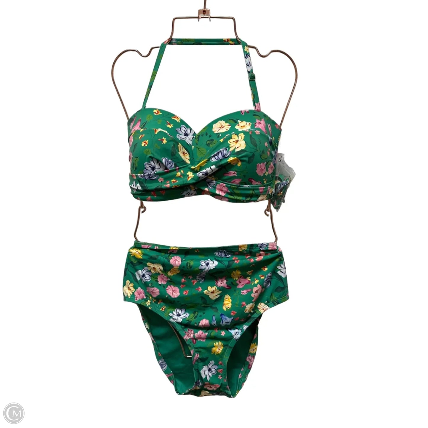 Swimsuit 2pc By Loft In Green, Size: Xl