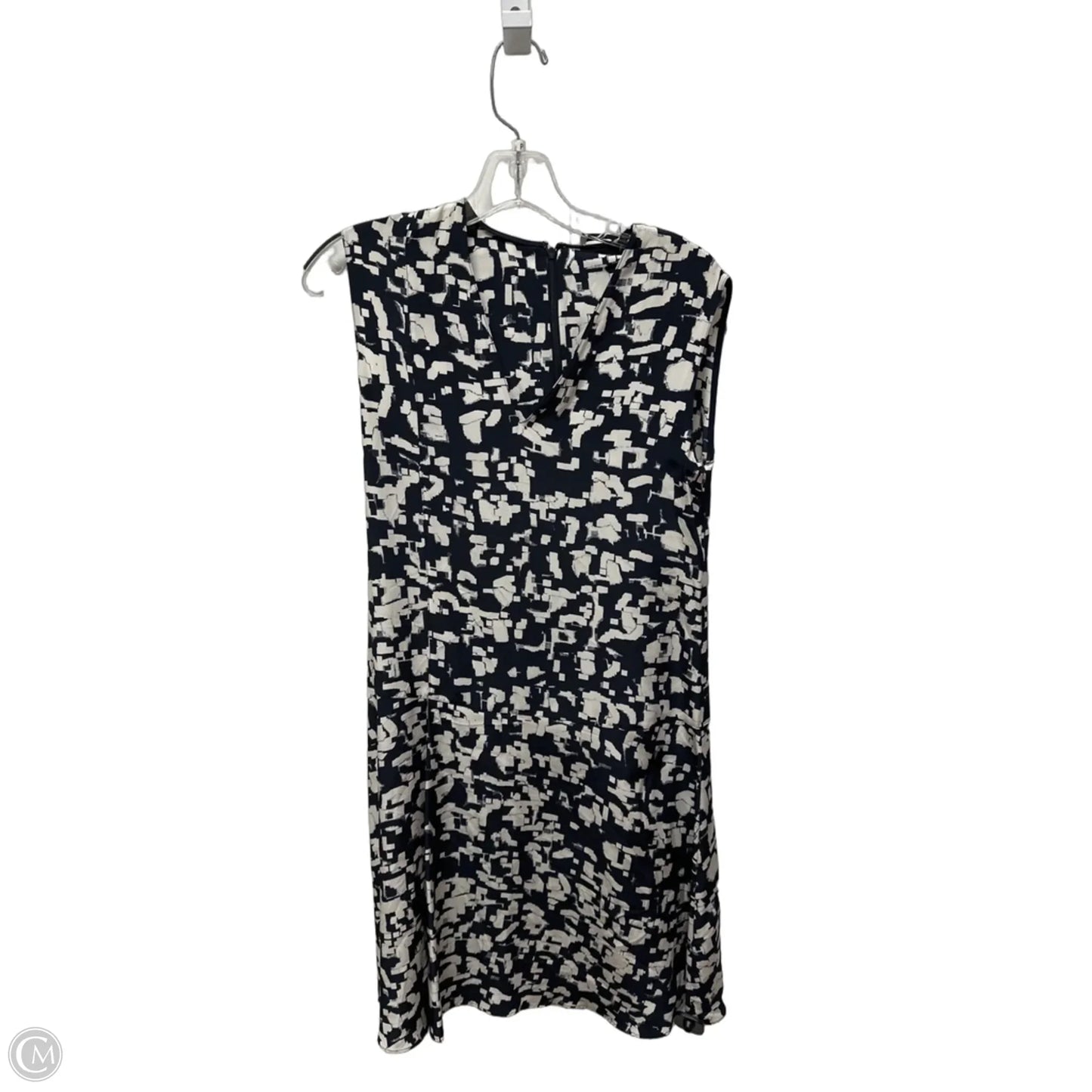 Dress Casual Midi By Vince In Blue & White, Size: Xs