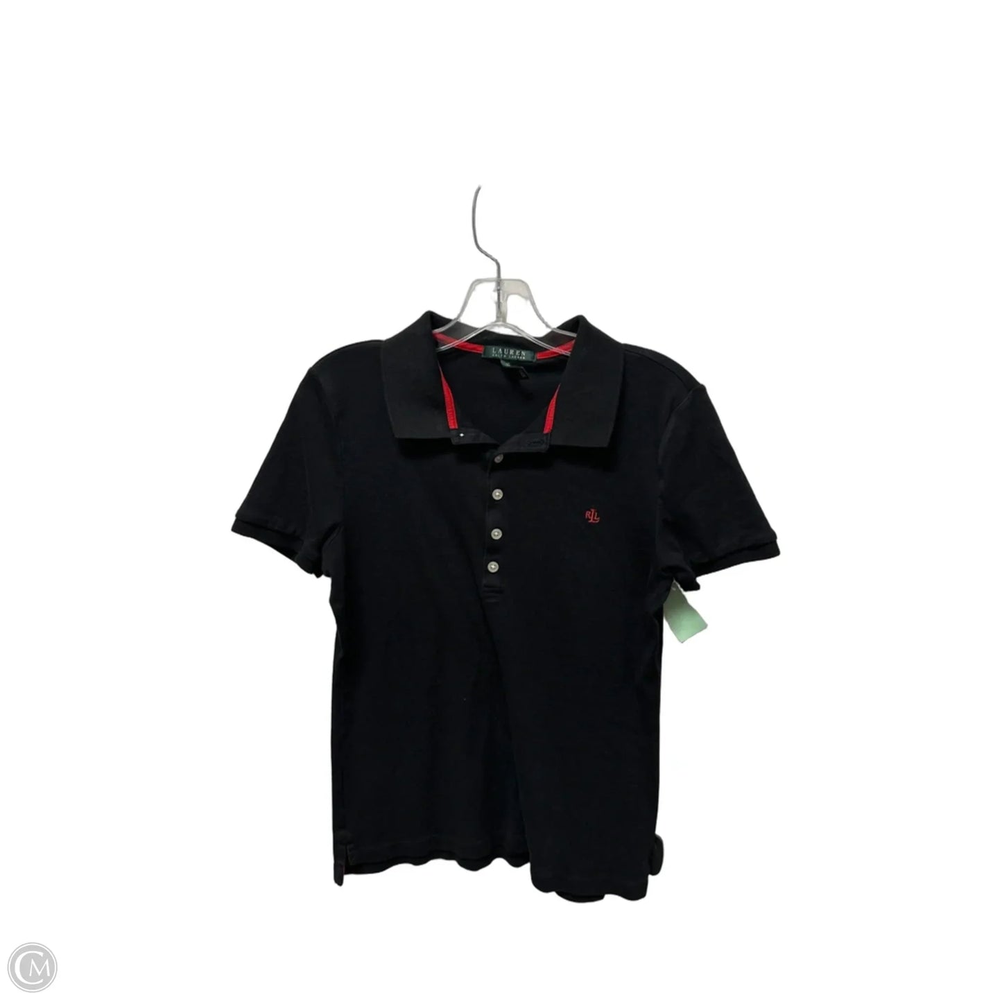 Top Short Sleeve Basic By Ralph Lauren In Black, Size: Xl