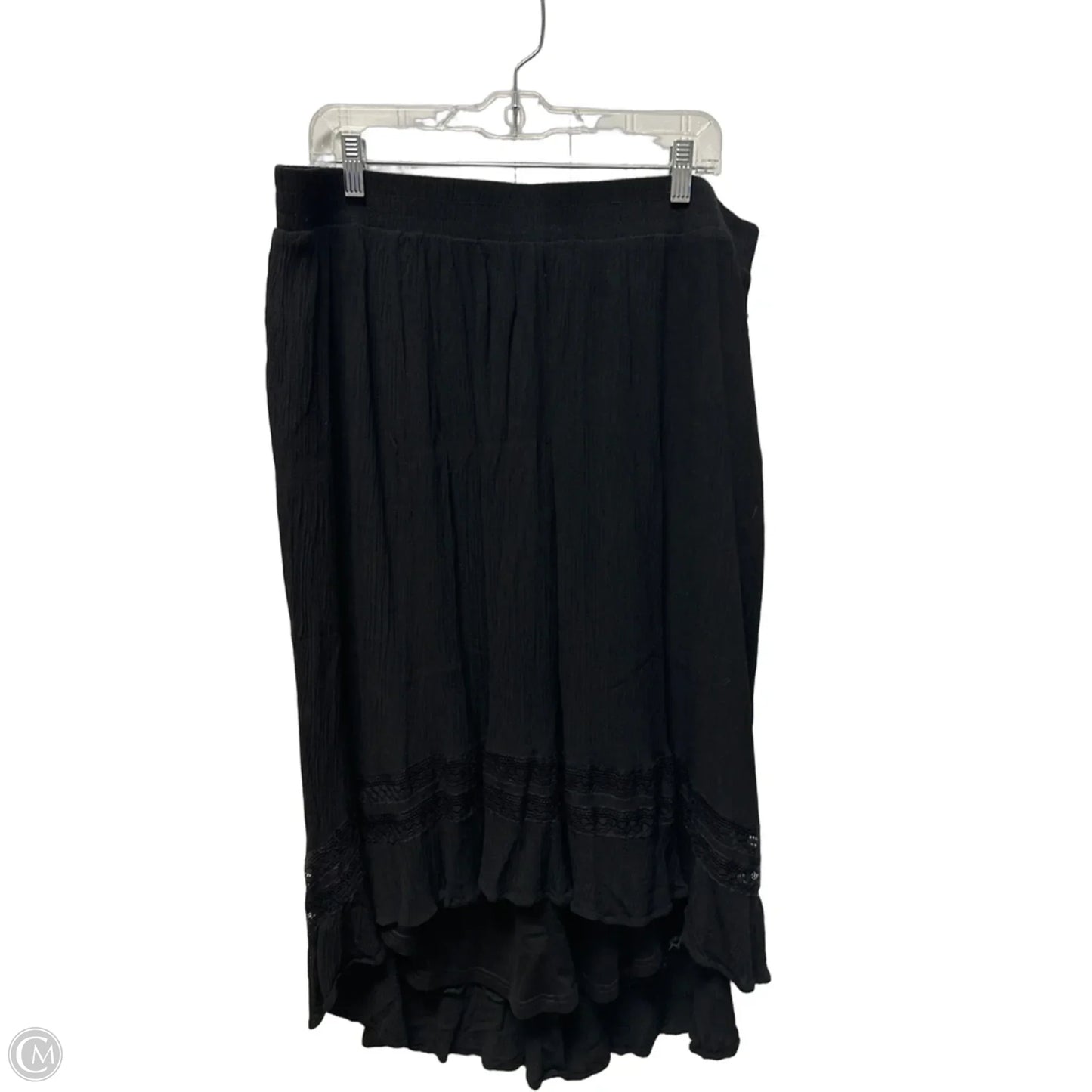 Skirt Maxi By Torrid In Black, Size: 20