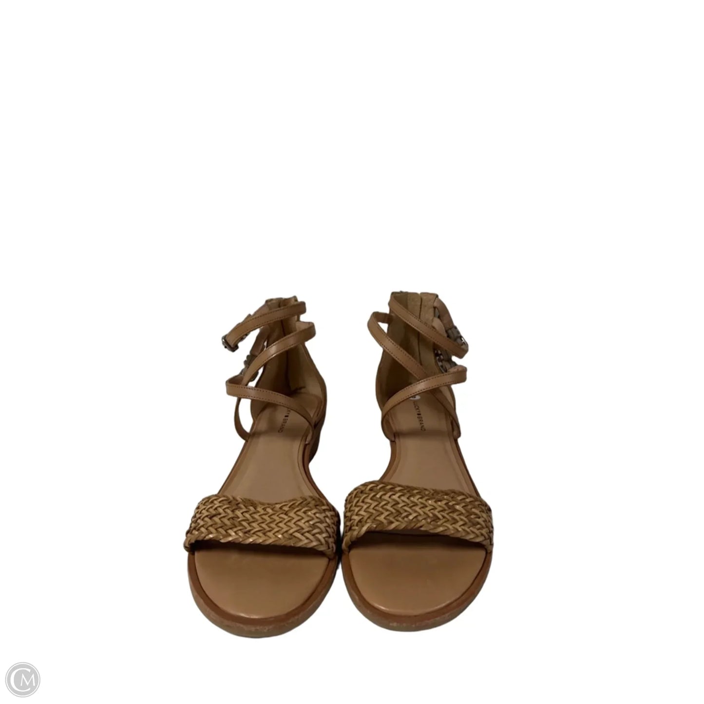 Sandals Heels Block By Lucky Brand In Tan, Size: 9