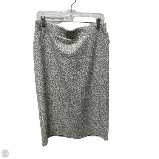 Skirt Midi By Loft In Grey, Size: 12