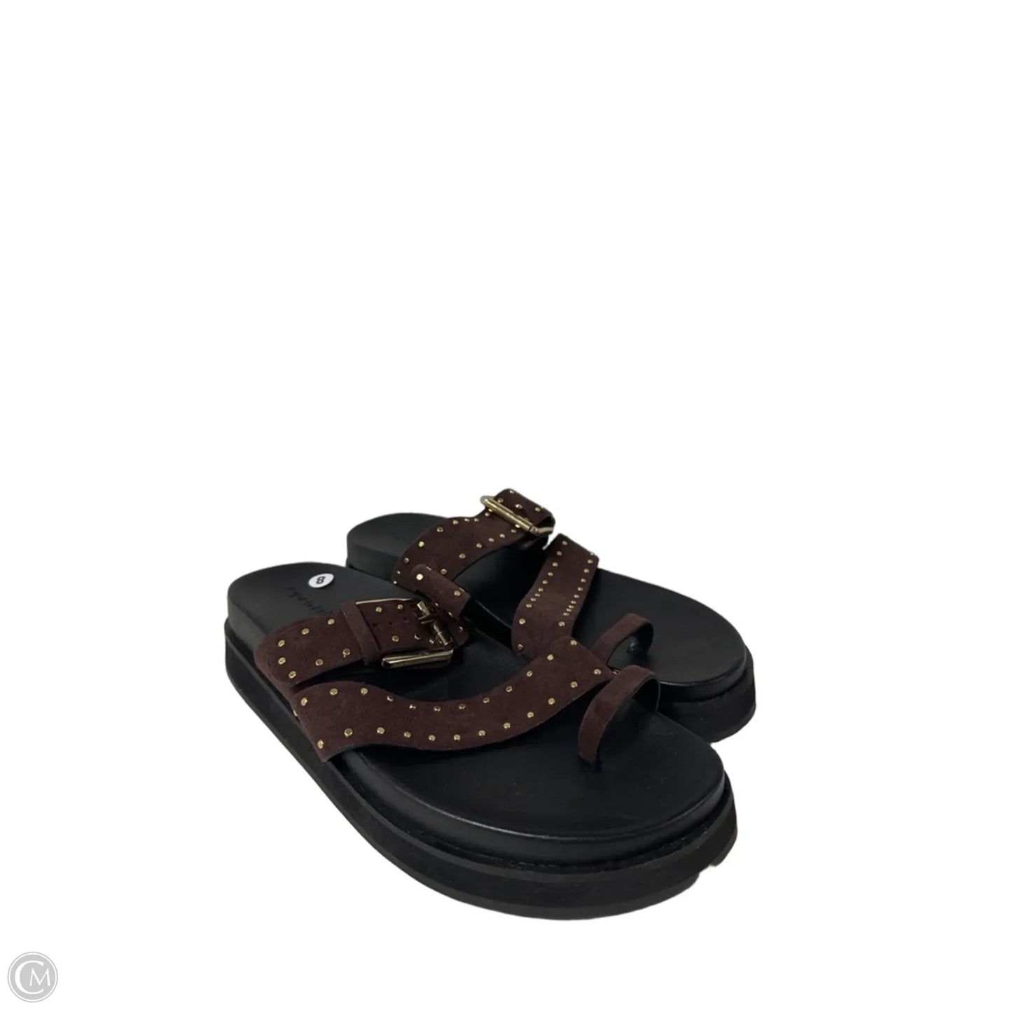 Sandals Flats By Open Edit In Brown, Size: 8