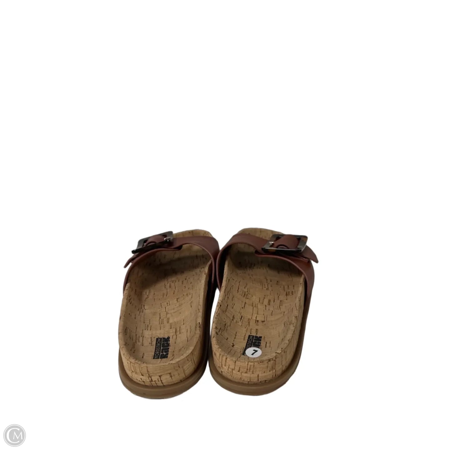 Sandals Flats By Nordstrom In Brown, Size: 7
