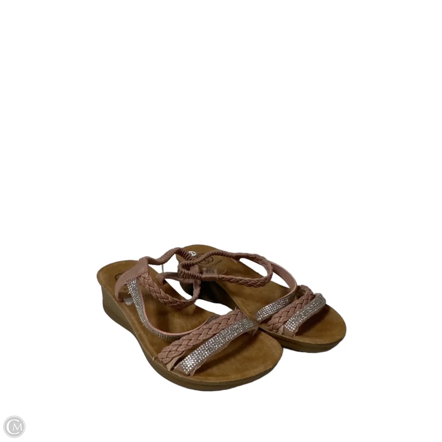 Sandals Flats By Daisy Fuentes In Pink, Size: 7.5