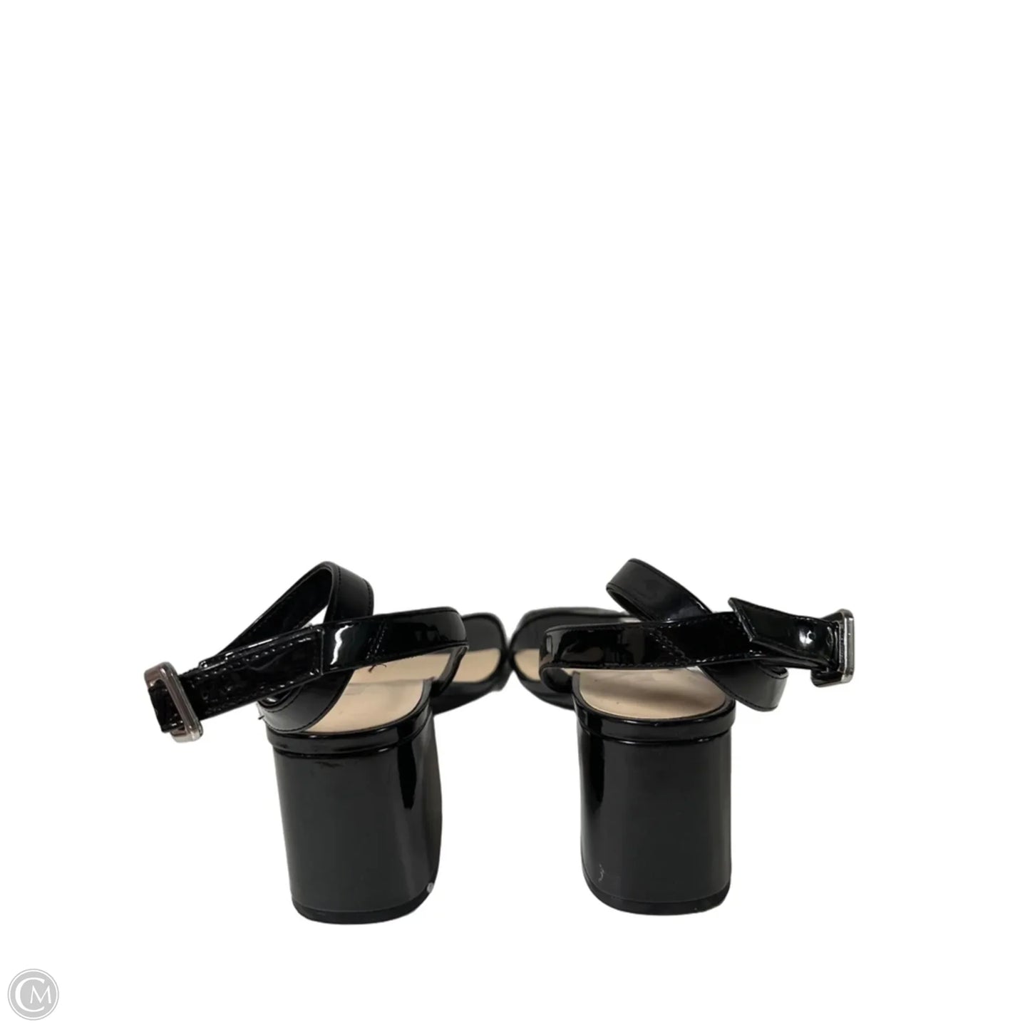 Sandals Heels Block By Nine West In Black, Size: 10