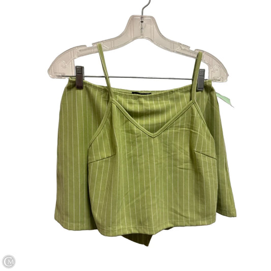 Skirt Set 2pc By Clothes Mentor In Green, Size: M