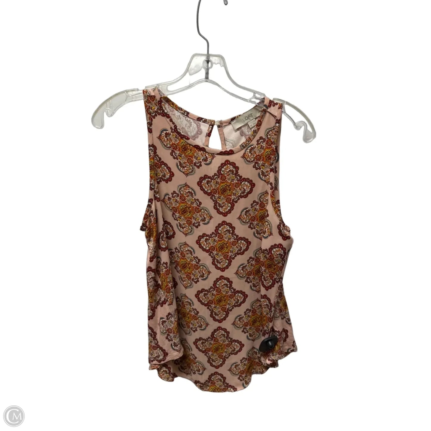 Top Sleeveless Basic By Loft In Pink, Size: Xsp