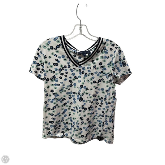 Top Short Sleeve Basic By Tommy Hilfiger In Floral Print, Size: Sp