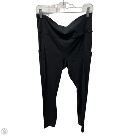 Athletic Leggings By Fabletics In Black, Size: Xl