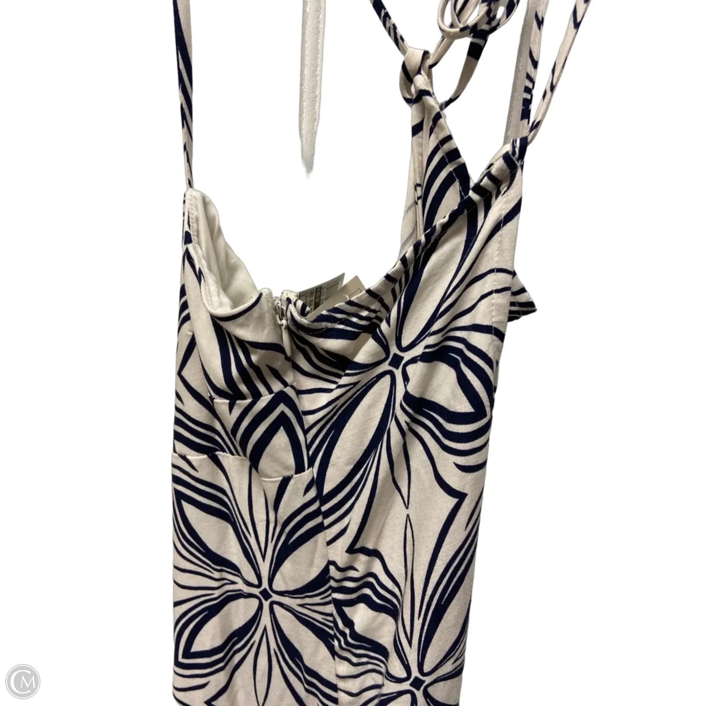 Dress Casual Maxi By A New Day In Blue & White, Size: Xs