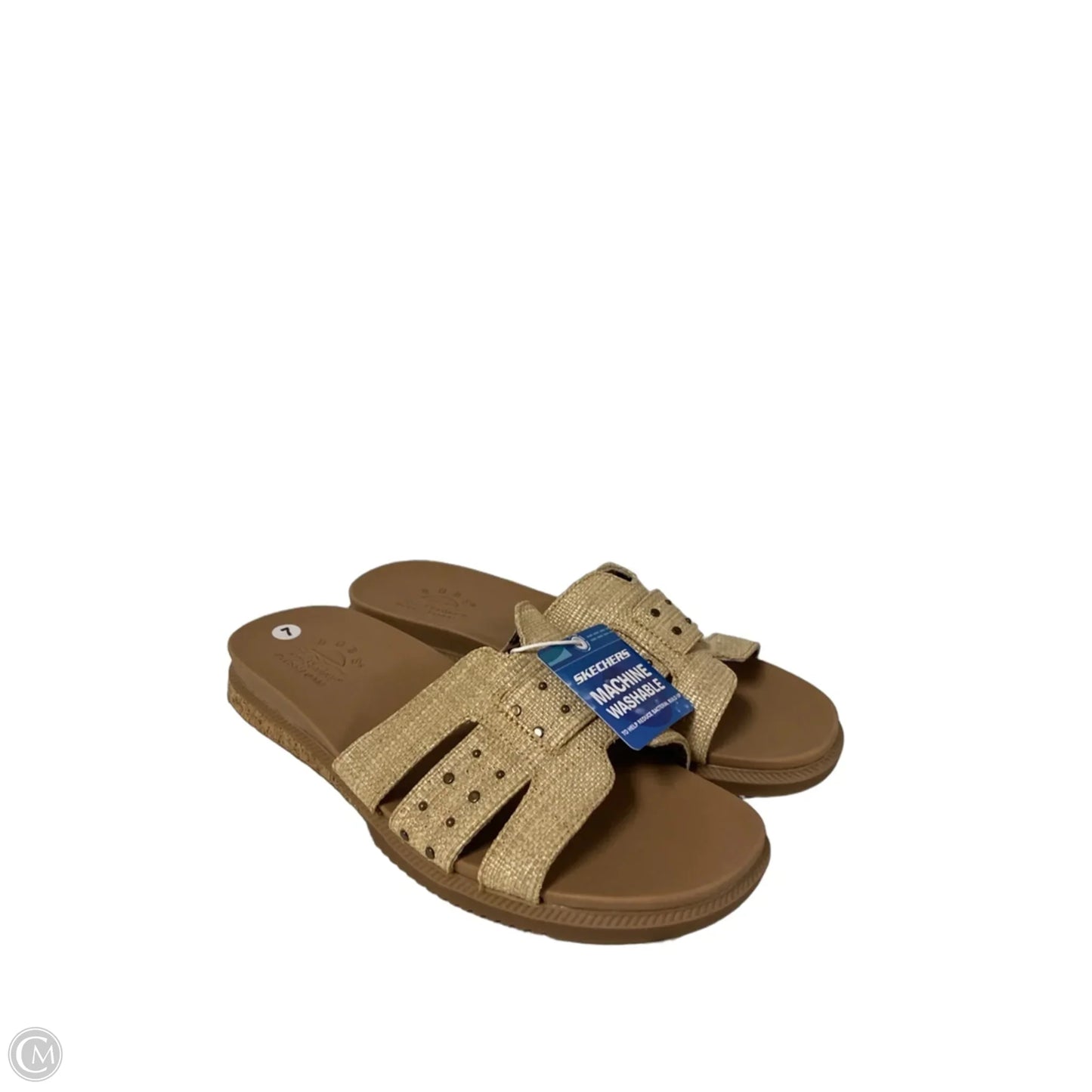 Sandals Flats By Bobs In Beige, Size: 7
