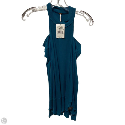 Top Long Sleeve By Free People In Teal, Size: S