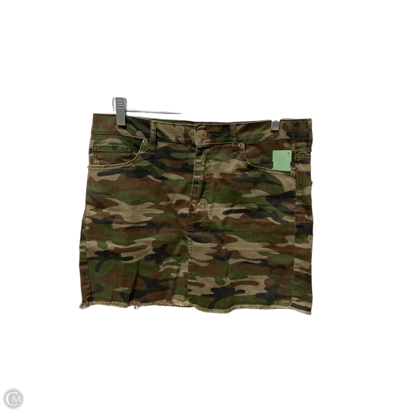Skirt Mini & Short By Forever 21 In Camouflage Print, Size: 8
