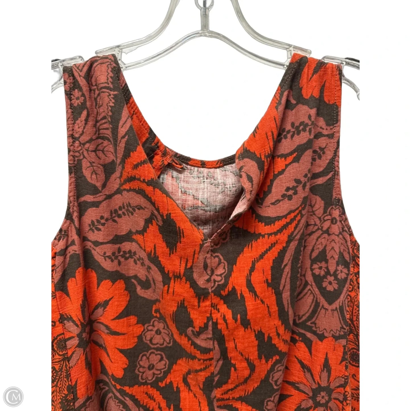 Dress Casual Short By Cmb In Orange, Size: Xl