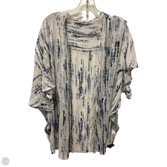 Shawl By Maurices In Blue & White, Size: 1x