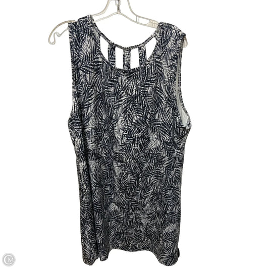 Dress Casual Short By Reel Legends In Black & White, Size: 2x