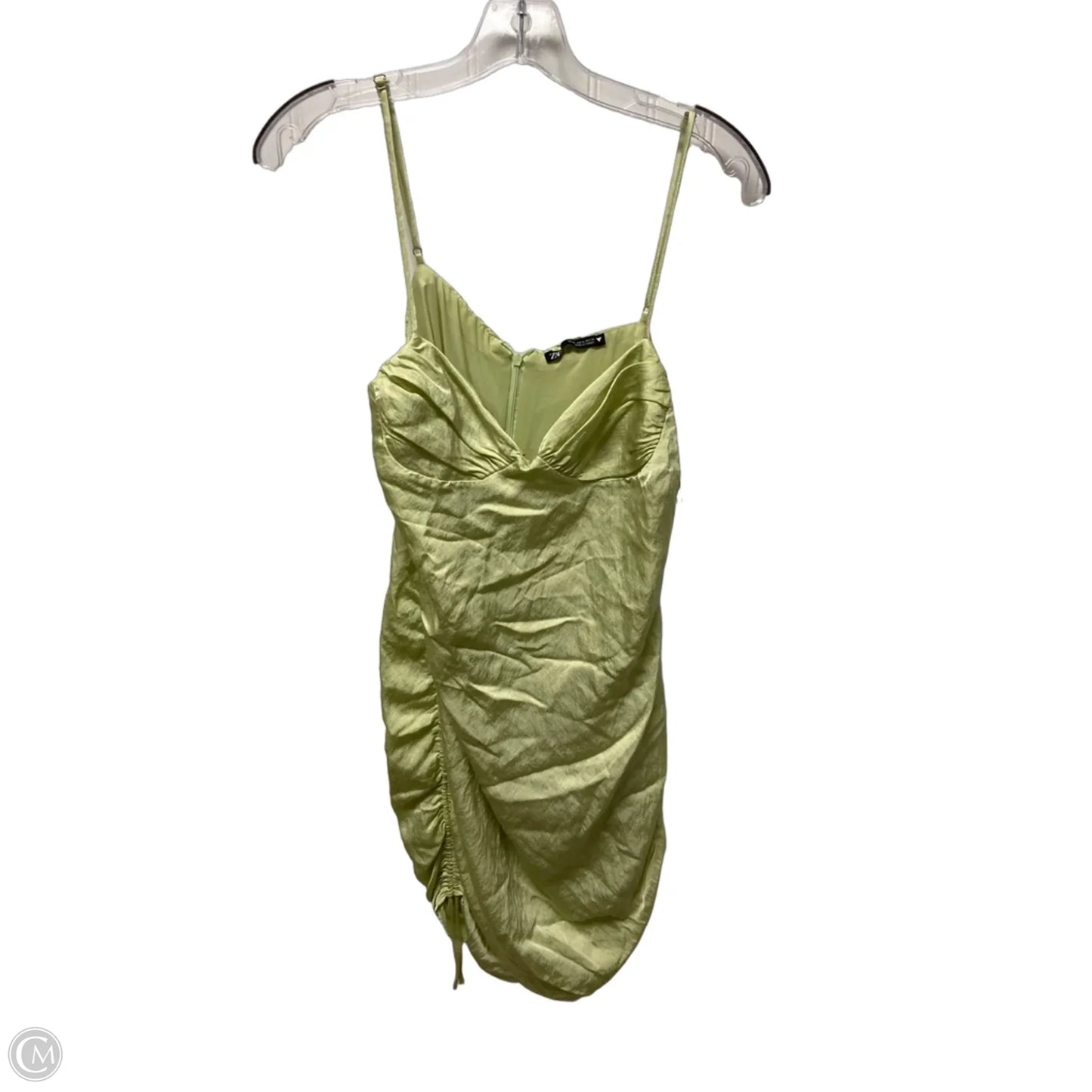 Dress Party Short By Zara In Green, Size: Xl