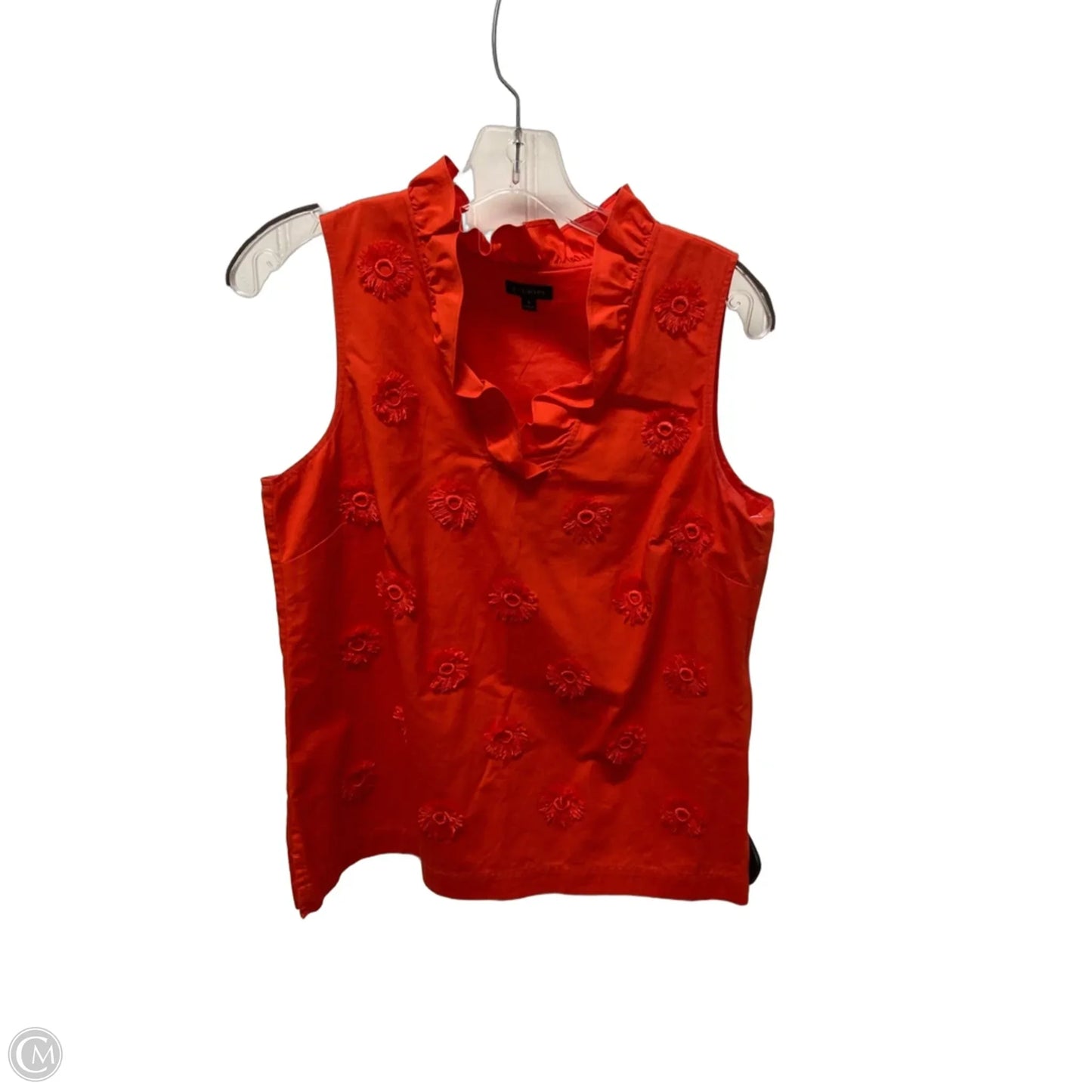 Top Sleeveless By Talbots In Red, Size: S