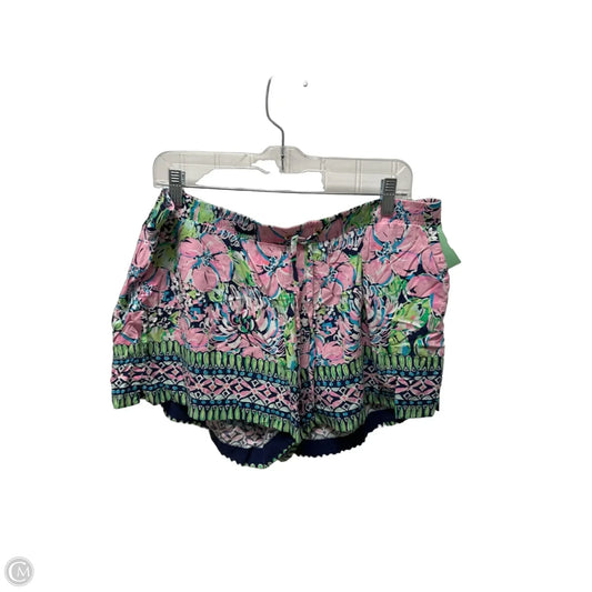 Shorts Designer By Lilly Pulitzer In Floral Print, Size: Xl