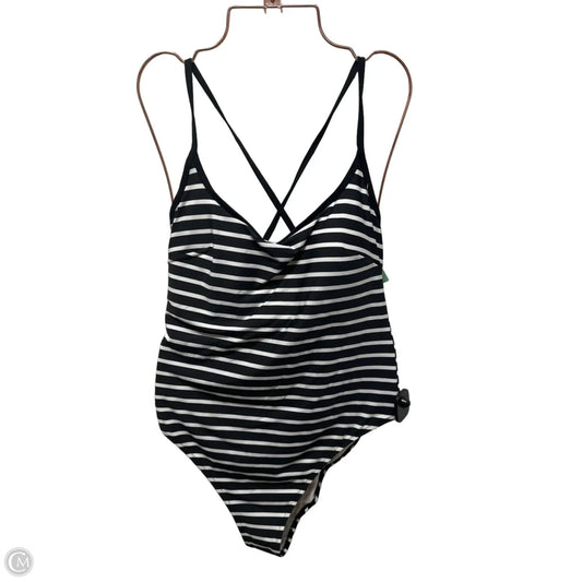 Swimsuit By H&m In Striped Pattern, Size: L