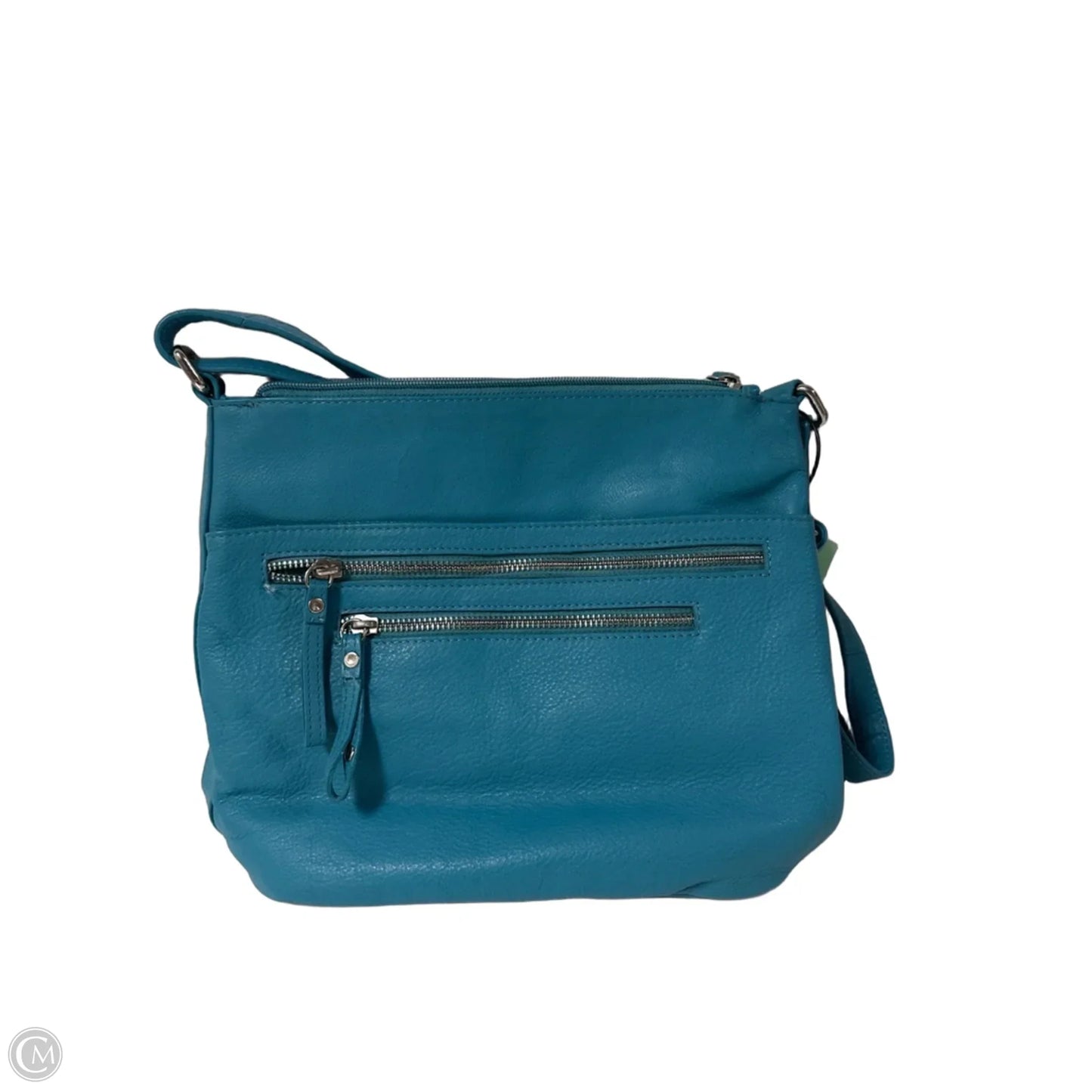Handbag Leather By Clothes Mentor, Size: Medium