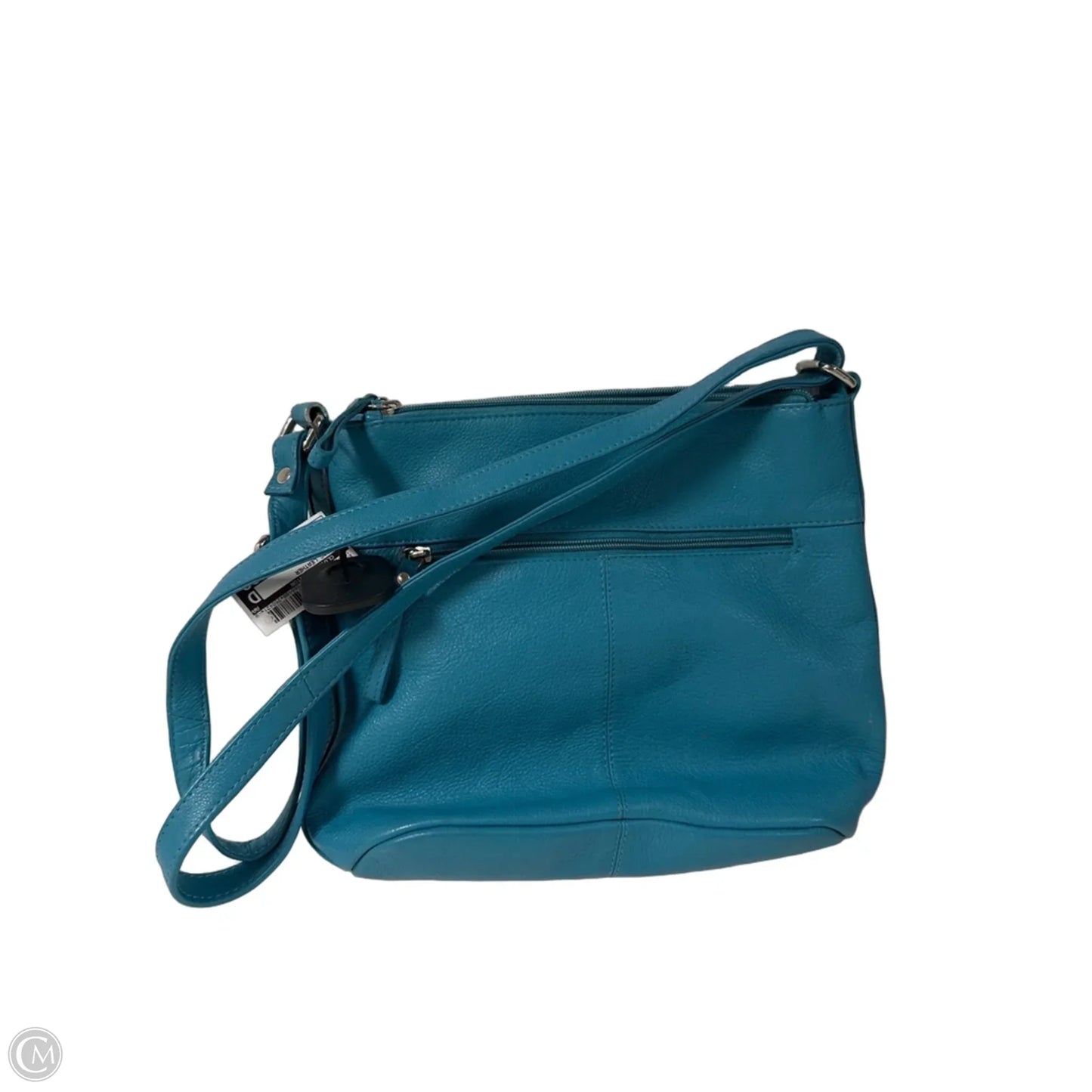 Handbag Leather By Clothes Mentor, Size: Medium