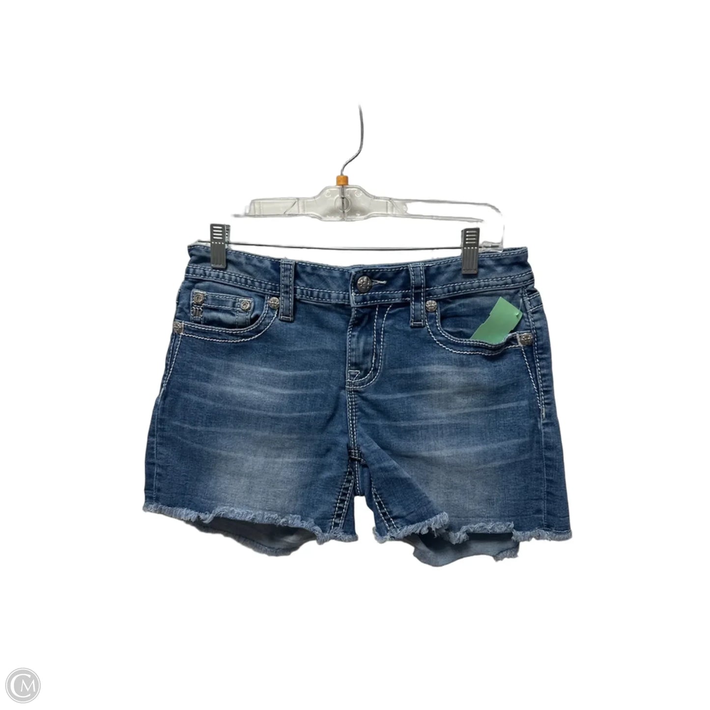 Shorts By Miss Me In Blue Denim, Size: 8