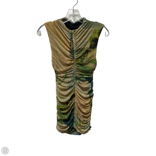 Dress Casual Short By Zara In Green, Size: S