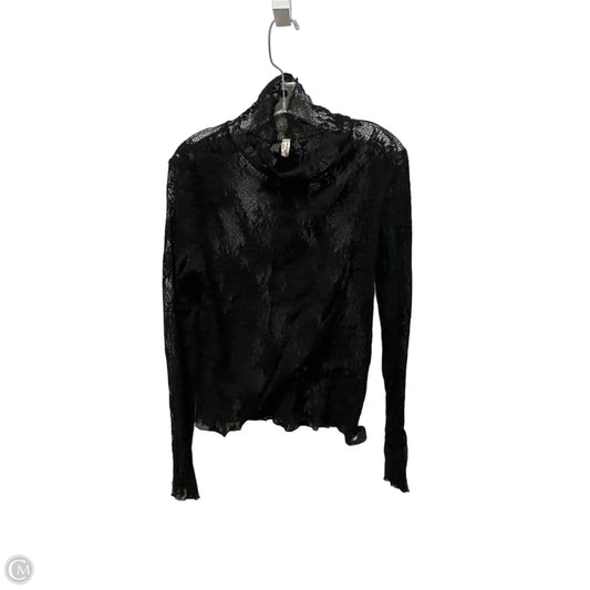 Top Long Sleeve By Free People In Black, Size: L