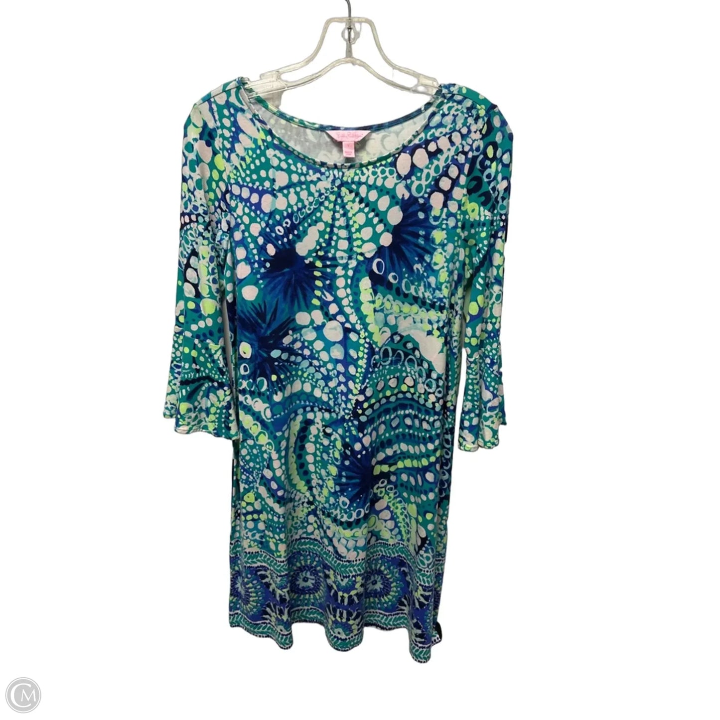 Dress Designer By Lilly Pulitzer In Blue & Green, Size: S