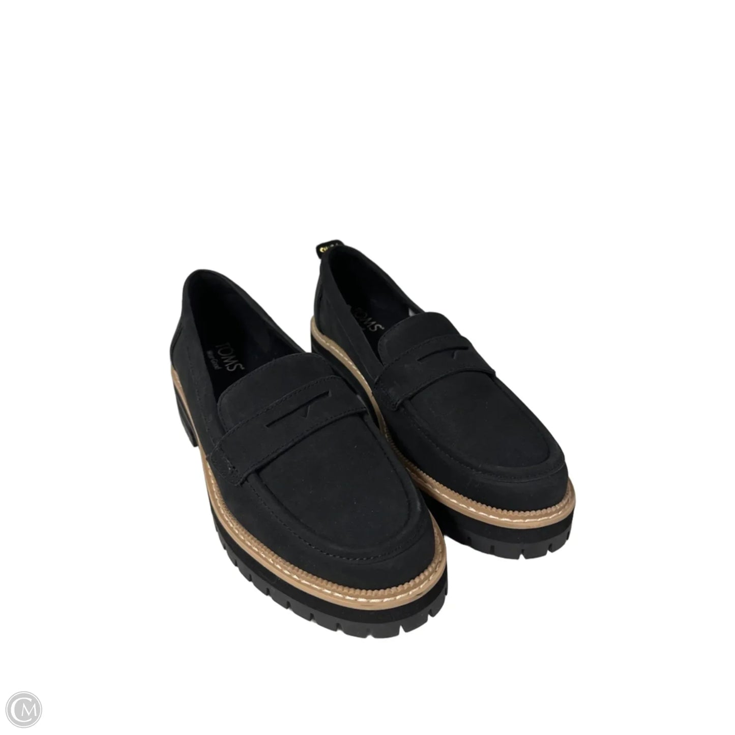 Shoes Flats By Toms In Black, Size: 8