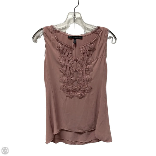 Top Sleeveless By White House Black Market In Pink, Size: Xs