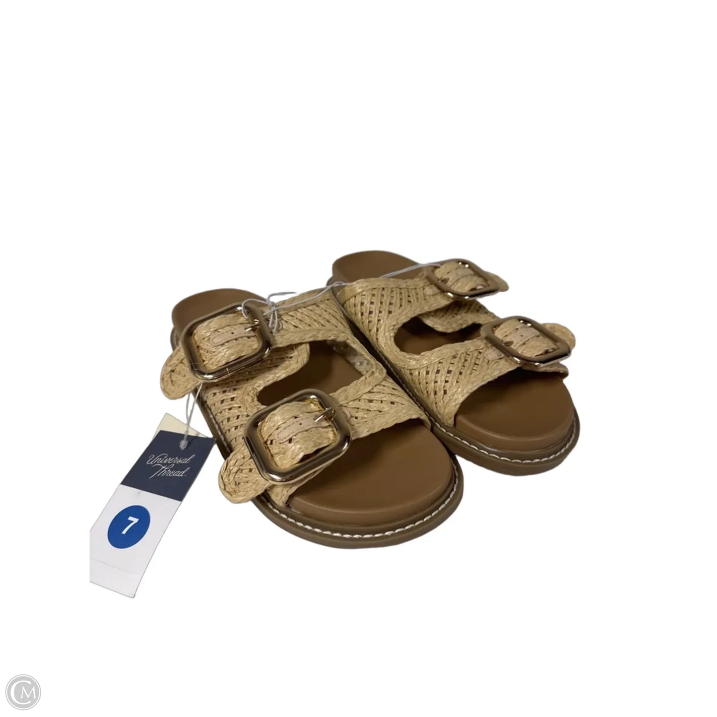 Sandals Flats By Universal Thread In Brown, Size: 7