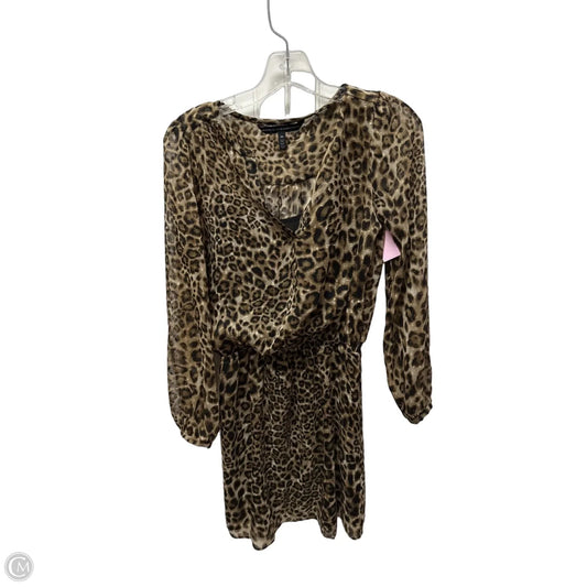 Dress Casual Short By White House Black Market In Animal Print, Size: Xs