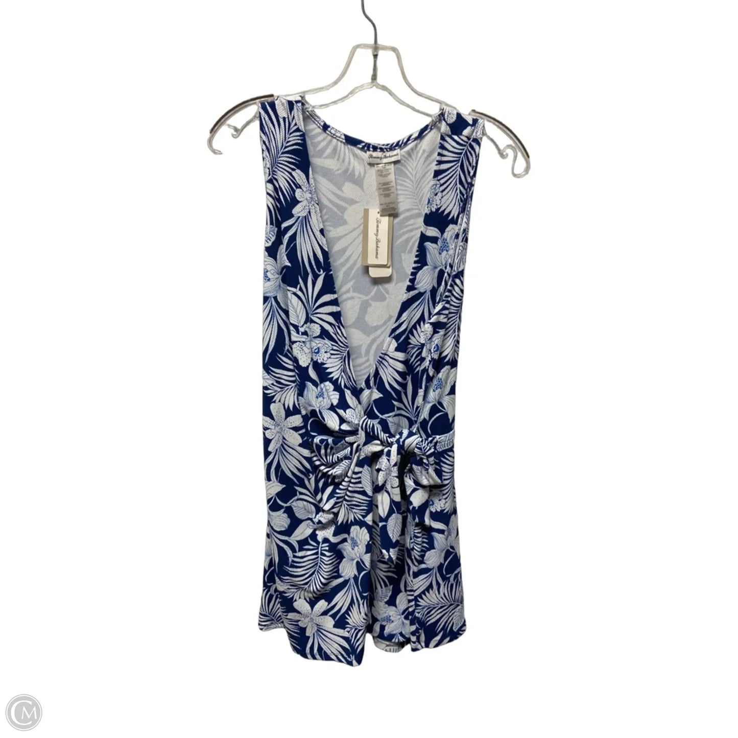 Romper By Tommy Bahama In Blue & White, Size: M