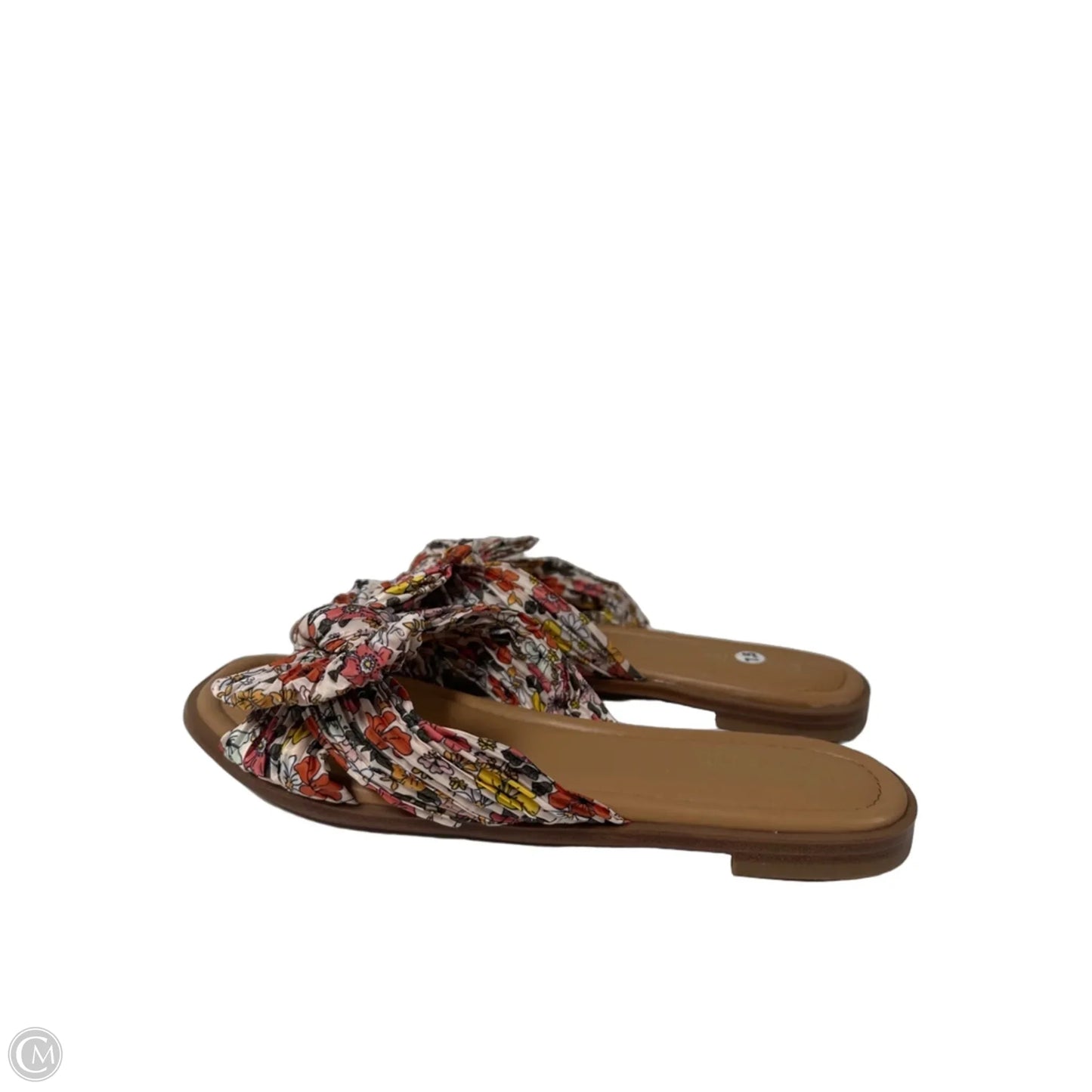 Sandals Flats By Kensie In Floral Print, Size: 7.5