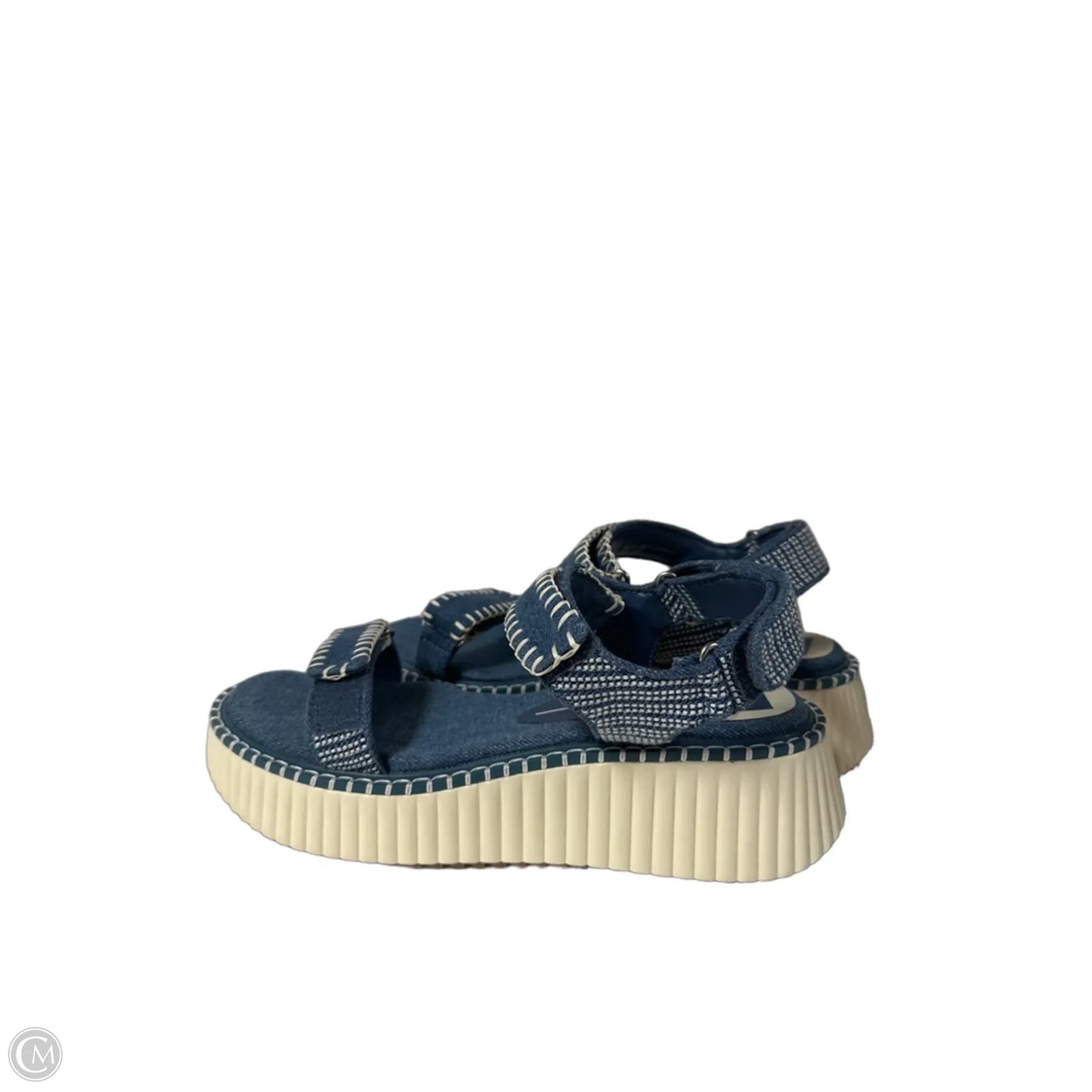 Sandals Flats By Dolce Vita In Blue Denim, Size: 8.5