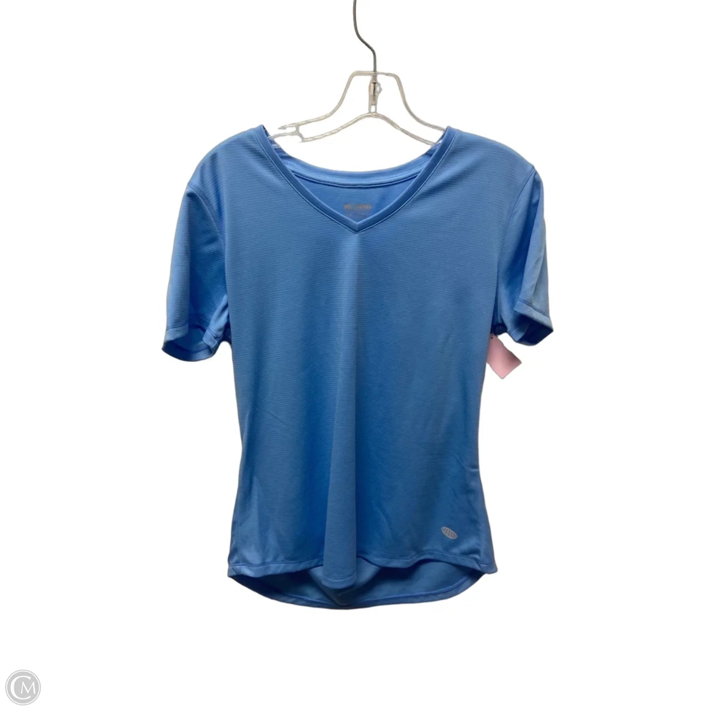 Athletic Top Short Sleeve By Reel Legends In Blue, Size: M