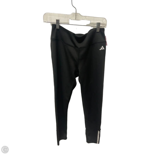 Athletic Leggings By Adidas In Black, Size: M