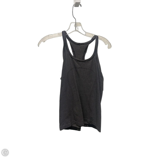 Athletic Tank Top By Lululemon In Striped Pattern, Size: M