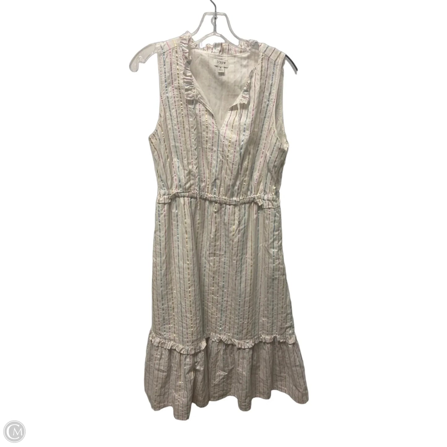 Dress Casual Maxi By J. Crew In White, Size: M
