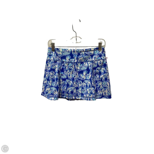 Skort Designer By Lilly Pulitzer In Blue, Size: Xs