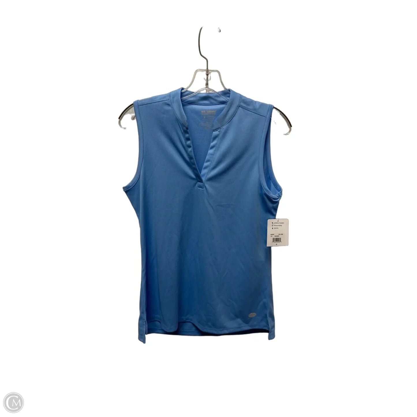 Athletic Tank Top By Reel Legends In Blue, Size: S