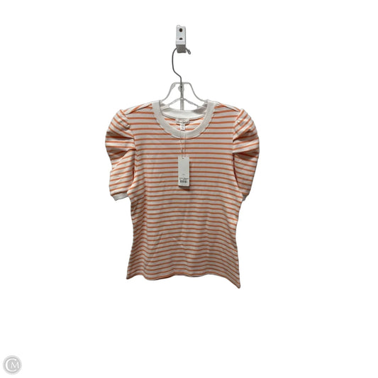Top Short Sleeve Basic By Adyson Parker In Striped Pattern, Size: M