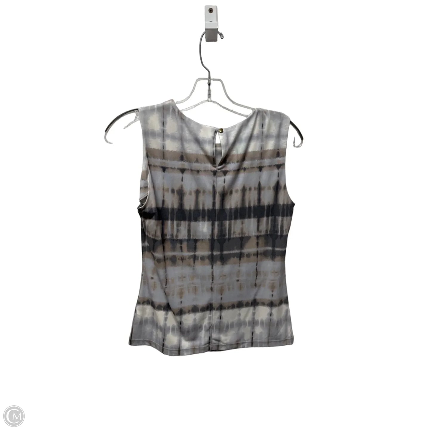 Top Sleeveless Basic By Calvin Klein In Grey, Size: S