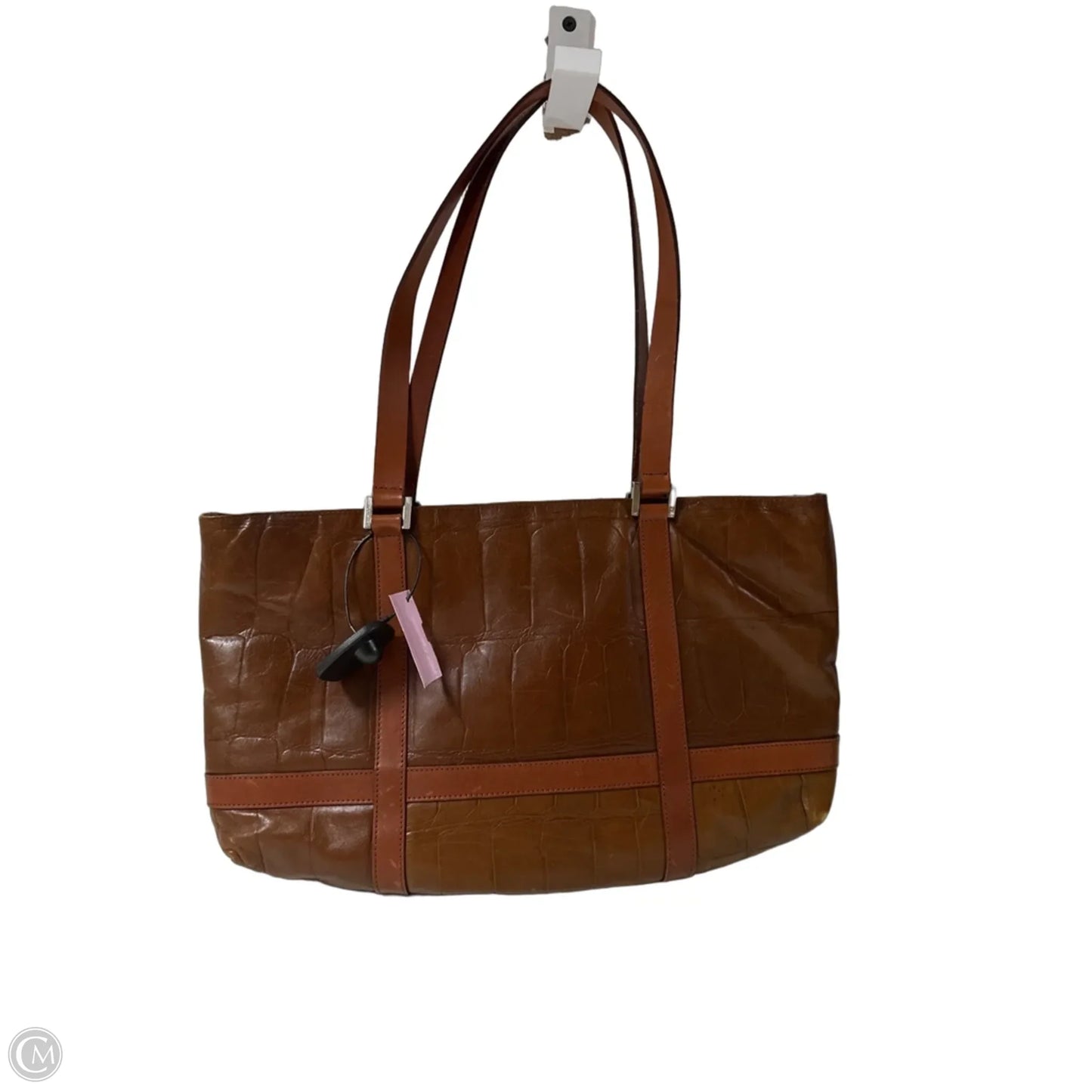 Handbag Leather By Clothes Mentor, Size: Large