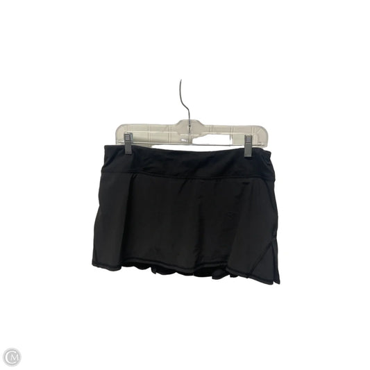 Athletic Skort By Lululemon In Black, Size: M