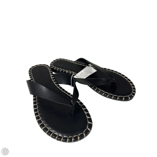 Sandals Flip Flops By Old Navy In Black, Size: 7