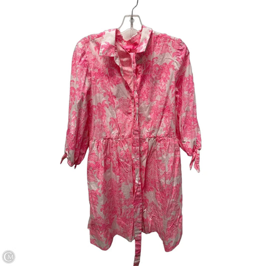 Dress Designer By Lilly Pulitzer In Pink, Size: Xl